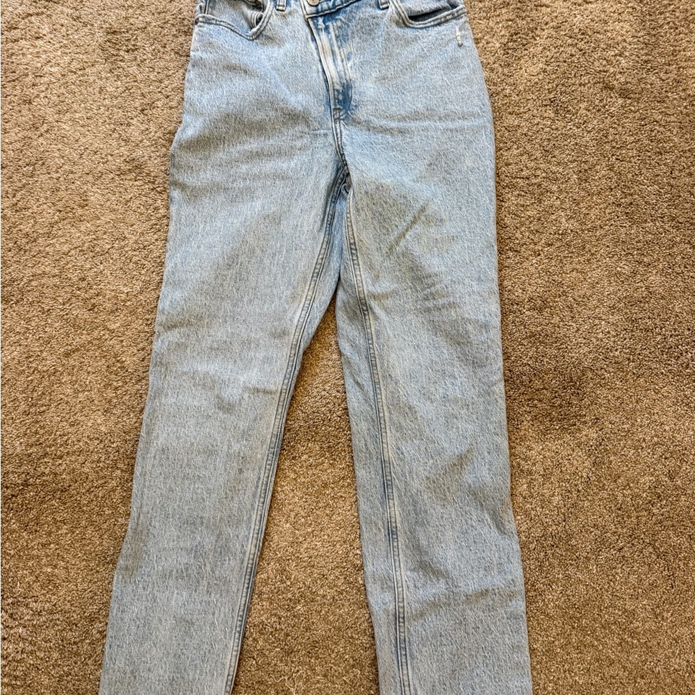 Abercrombie & Fitch Light Blue Straight Leg Jeans